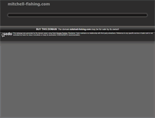 Tablet Screenshot of mitchell-fishing.com