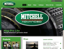 Tablet Screenshot of mitchell-fishing.co.uk